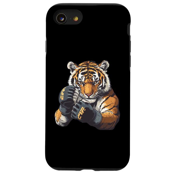iPhone SE (2020) / 7 / 8 Tiger With MMA Gloves for MMA Training Case