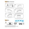 Laprive Auto 4pcs for 07-14 Yukon Sun Rain Guard Window Visors