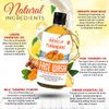Natrulo Turmeric Face Wash, 4oz Clear Skin Liquid Soap – 100% Natural Anti Aging Exfoliating Turmeric Facial Cleanser for Fading Spots, Clearing Acne Scars, Age Spots, Sun Damage, Discoloration - Turmeric Soap Skin Detox Treatment Made in USA