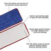 CleanAide All Purpose Mega Microfiber Mop Pads for 18 Inch Plate 6 Pack