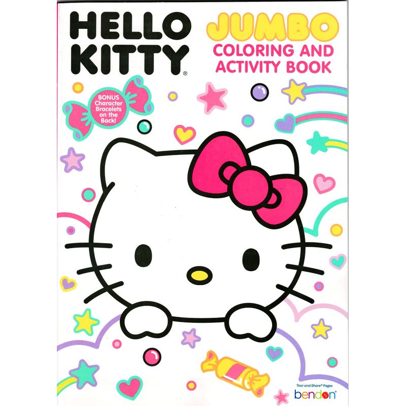 Hello Kitty Coloring Acitivty Book Set for Kids, Girls Bundle with