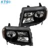 Halogen For 2012-2015 Honda Pilot Headlights Assembly Black Housing Left+Right