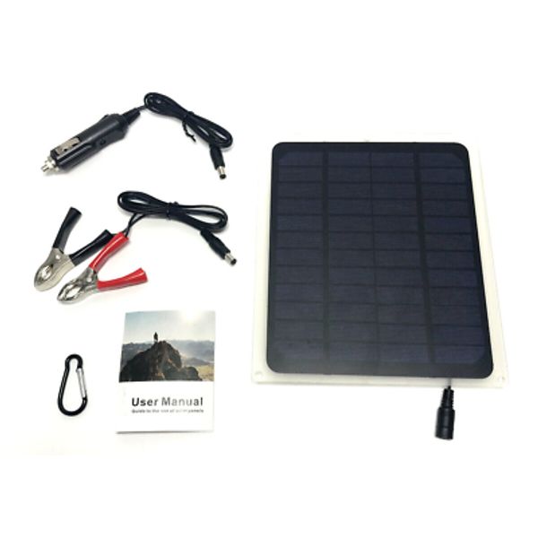 LNKOO 20W Solar Panel Kit For Greenhouse Pet Dog Chicken House