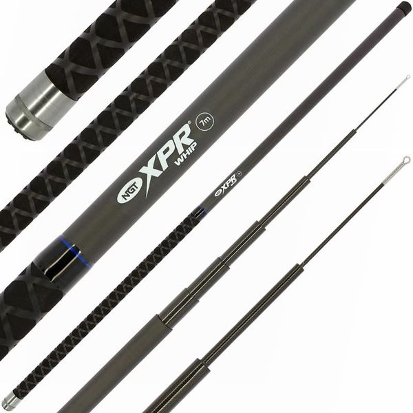 7M Telescopic Fishing Whip Pole Full Carbon Coarse Carp Match Float