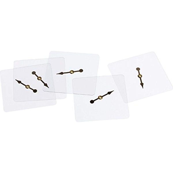 Didax Educational Resources Transparent Spinners (Set of 5) (2-9808)