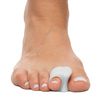 ZenToes Gel Toe Separators for Overlapping Toes, Bunions, Big Toe Alignment, Corrector and Spacer - 4 Pack (White)