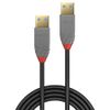 Lindy 36750 0.5m USB 3.0 Type A Cable, Anthra Line