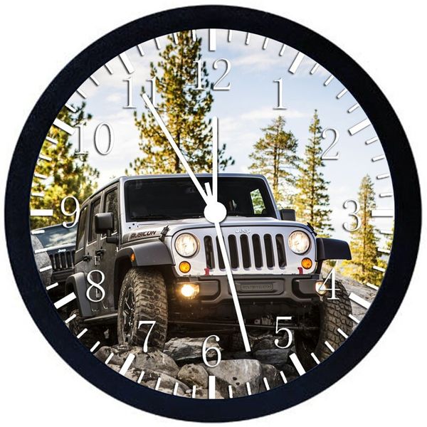 Wrangler Off Road Wall Clock 12" Large Personalized option adding names E220