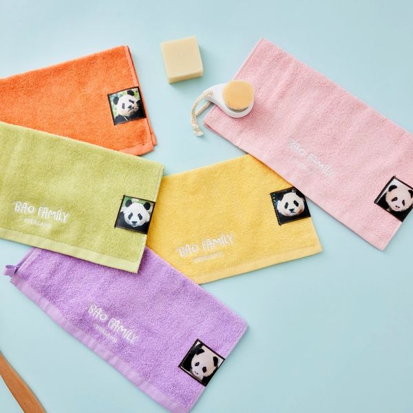 Everland Panda Bao Family Hand Towel Set