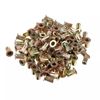 300 PCS Rivet Nuts M3-M12 Carbon Steel Rivnut Insert Nutsert Threaded Flat Head
