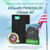 16X48 Cut-To-Fit Activated Carbon Filter Sheet 1 Pack Multi-Use Charcoal