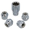 AB Tools M12 x 1.5 Locking Wheel Nuts Nut For Trailer Caravan Suspension Hubs