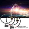 2pcs H11 to HB4 Bulb Connector 9006 Headlight Fog Light Adapter Conversion Cable Sockets