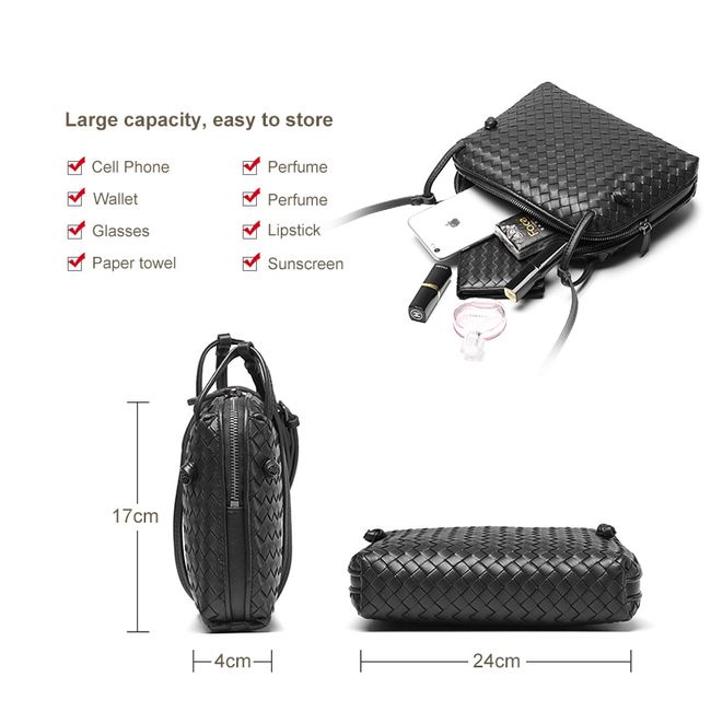 Shoulder Crossbody Bag For Women Luxury Genuine Leather 2022 Fashion Woven  Handbag Simple Shell Messenger Bag - Shoulder Bags - AliExpress