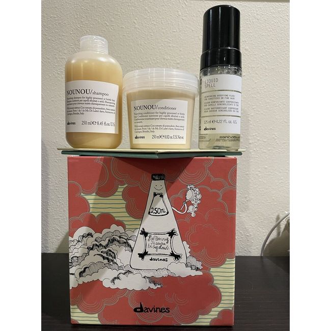 Davines NOUNOU Holiday Gift Set + Bonus Liquid Spell Spray+ Free Ship