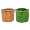ORIKAGO Mini Basket - Remote Control Basket Small - Basic Beige Light Green