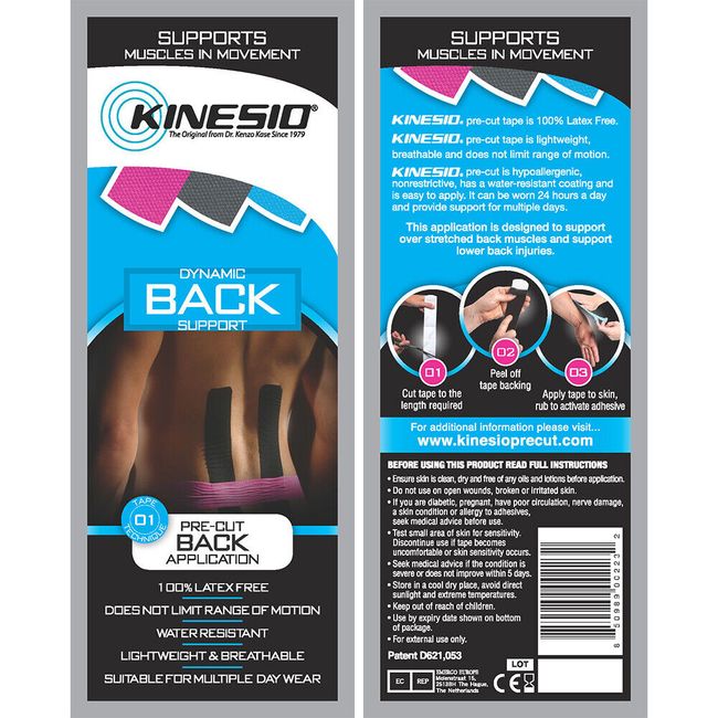 Kinesio Taping - Elastic Therapeutic Athletic Tape Tex Classic - Blue – 2  in. x 13 ft