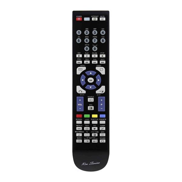 RM Series Replacement Remote Control for Salora 14 MP 50 VT WHITE TICO