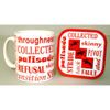 Three Day Eventing Text Mug and Coaster Set