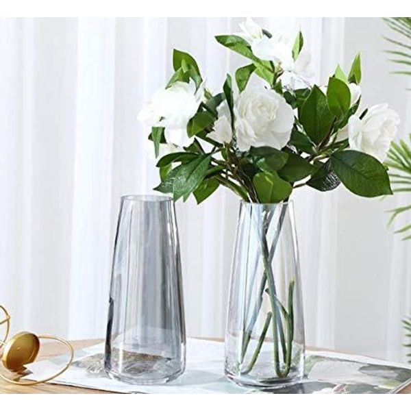 Young Young Vase, Scandinavian Glass Vase, Flower Base, Glass Bottle, Arrangement, Interior, Hydrocultivation, Flower Arrangement, Artificial Flowers, Stylish, Simple, Interior Goods, Decorative Vase,