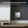 BG Electrical Unswitched Fused Connection Unit with Flex Outlet