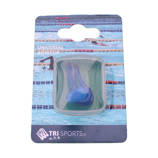 TRI SPORTS NL Nasenklammer zum Schwimmen - Premium Nasenklemme für Schwimmer - Bequeme Passform, Silikon, Schwimmnasenclip, Ideal für Schwimmen, Gerätetauchen, Transparent