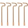 Bedroom/Bathroom Door Emergency Keys Compatible with Kwikset Interior Levers and Knobs (5)