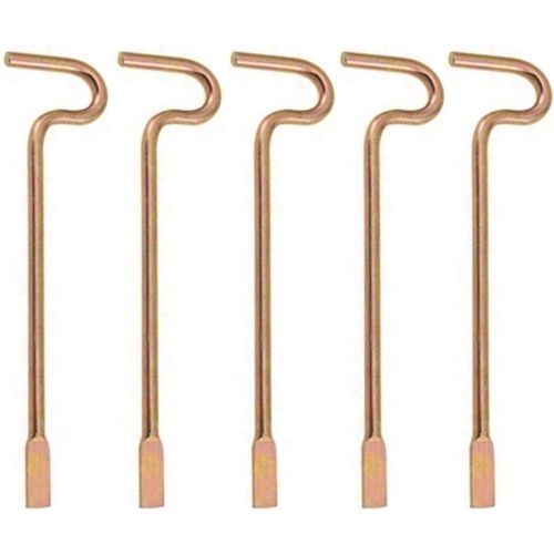 Bedroom/Bathroom Door Emergency Keys Compatible with Kwikset Interior Levers and Knobs (5)