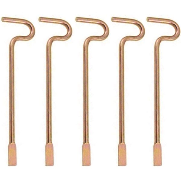 Bedroom/Bathroom Door Emergency Keys Compatible with Kwikset Interior Levers and Knobs (5)