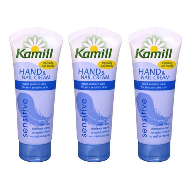 Kamill Sensitive Hand & Nail Cream 100ml – Choose Quantity (3x100ml)