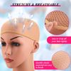 eboot 3 Pack Wig Caps (Neutral Beige, Light Brown and Black Mesh)