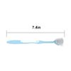 DR PERFECT Soft Tongue Brush Scraper Cleaner Helps Fight Bad Breath Clean Your Tongue Without Hurt Pack Of 4 (GREEN PURPLE BLUE PINK)