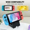 DLseego Stand for Switch OLED/Switch Lite/Switch,Adjustable Anti-slip Switch Playstand Foldable Portable Holder Stand for Switch Console,Black