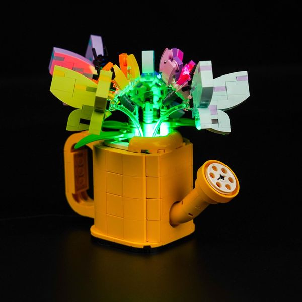 Hilighting Upgraded Led Light Kit for Lego 3 in 1 Flowers in Watering Can Building Set, Compatible with Lego 31149 (Model Not Included)