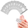 500 Pcs Nail Foil Wrap with Pre Attached Lint Free Cotton Pad to Remove the Gel Nail Polish Easily and Effectively at Home