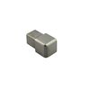 Square Outer Corner Stainless Steel V2A 10 mm Brushed