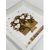 Personalised Shimmer Scrabble Family Tree 3D Box Picture Frame