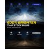 2X D2S D2R LED Headlight Bulb Replace HID Xenon Super White 6500K Conversion Kit