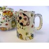 3 Piece Tea Set in Crazy Farm Design