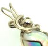 Angel Aura Gemstone Sterling Silver Wire Wrapped Pendant 03