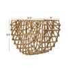 Main + Mesa Woven Cane Wall Pocket, Natural
