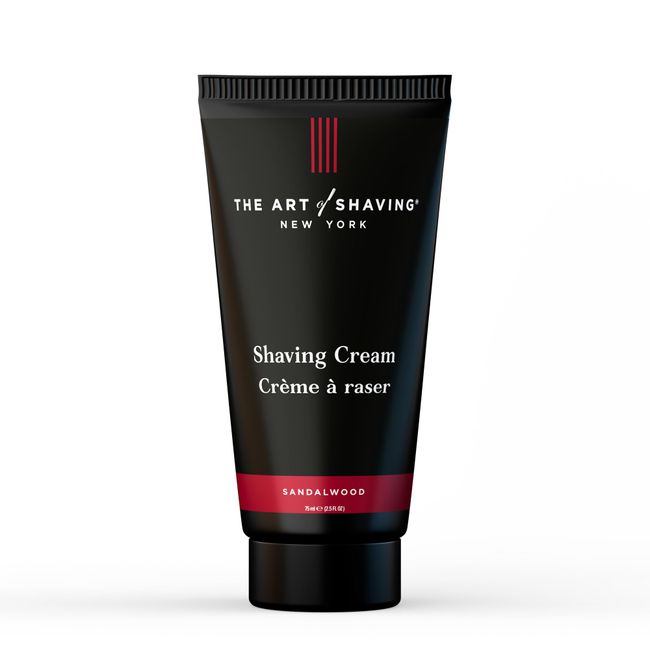 The Art of Shaving Sandalwood Shaving Cream for Men – Protects Against Irritation and Razor Burn – Hydrates and Nourishes Dry Skin – Clinically Tested for Sensitive Skin – 2.5 oz