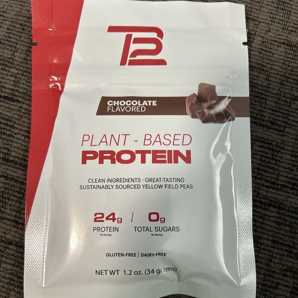 TB12 Chocolate Protein Powder Tom Brady Plant Based Protein 12 Packets
