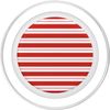 Christmas Pink Red Peppermint Stripes PopSockets PopGrip for MagSafe