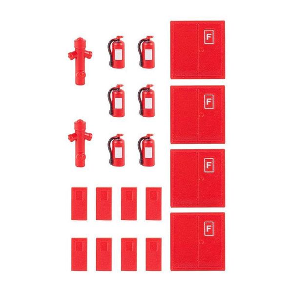 Faller 180950 Fire Extinguishers (6) & Hydrants (2) Kit I