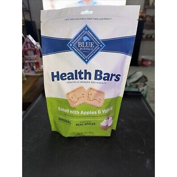 Blue Buffalo Health Bars  Apple & Yogurt Dog Biscuits 16 oz Exp. 09/05/2025