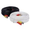 SSL BNC Video Power Cable For CCTV Camera DVR Security System (25M, White)