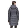 Orolay Women's Down Jacket Coat Mid-Length Darkgrey L