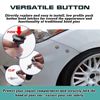 Xotic Tech 4Pcs Bumper Hood Lock Lid Kit Push Button Quick Release Fasteners Universal for Car (Carbon Fiber Pattern)