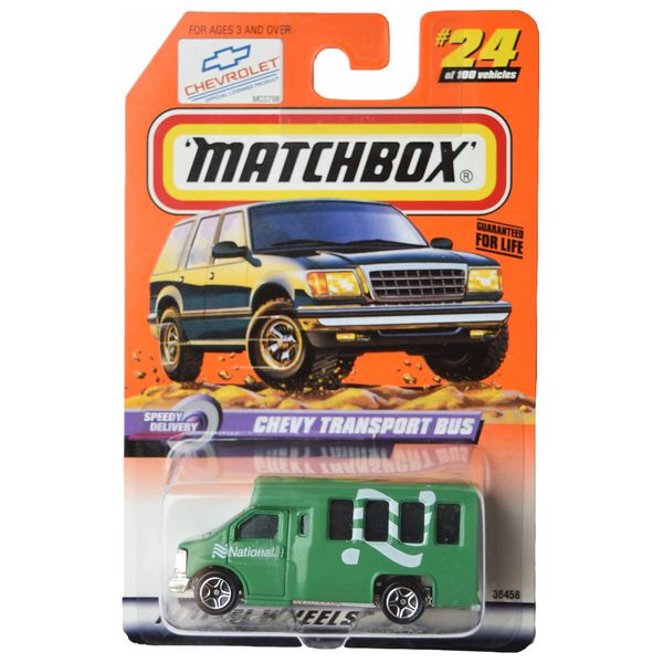Matchbox Chevy Transport Bus, [Green] Speedy Delivery #24